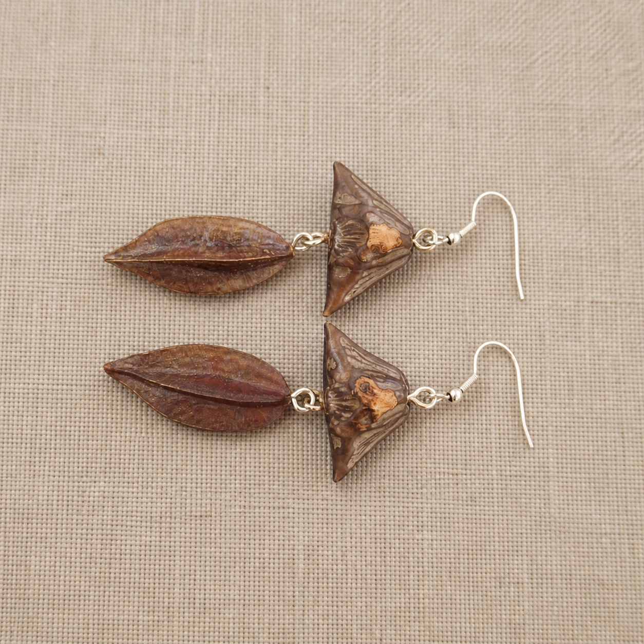 Triangular Pod Earrings